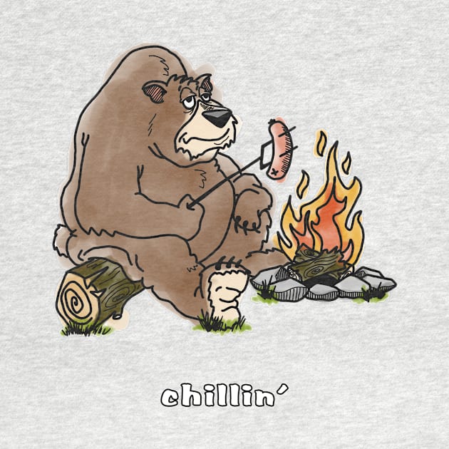 Chill Bear by Owllee Designs